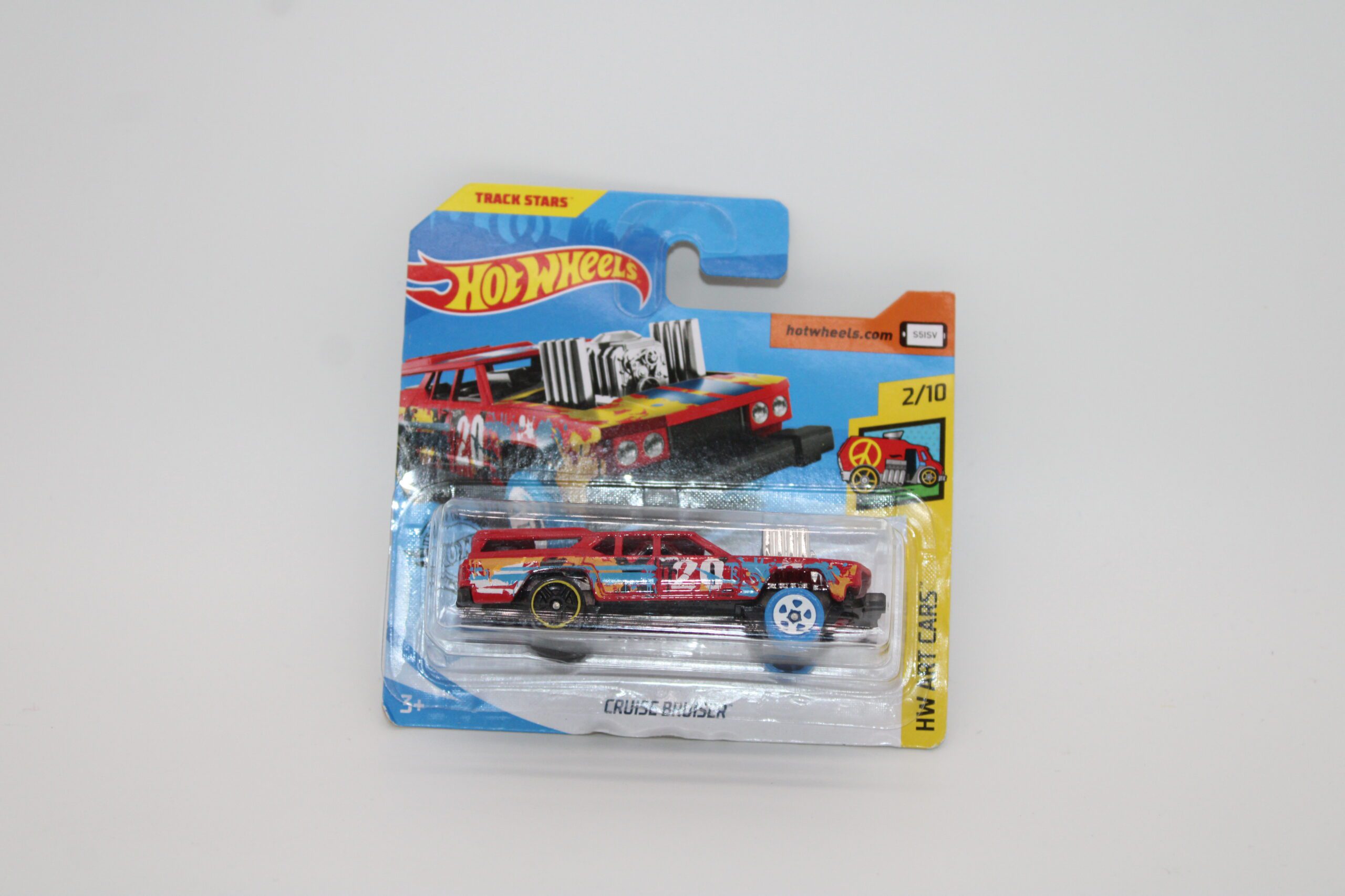 Hot Wheels Cruise Bruiser 66 250 HW Art Cars Red 2 10 - Darlington Diecast